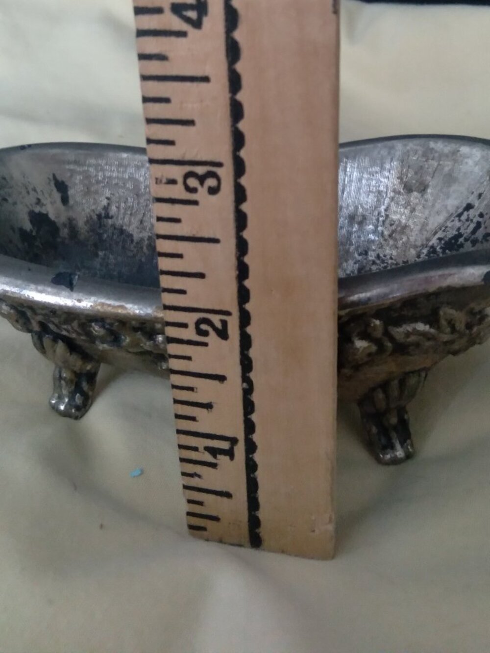 6" Metal-Cast Clawfoot Bathtub - Picture 7 of 8